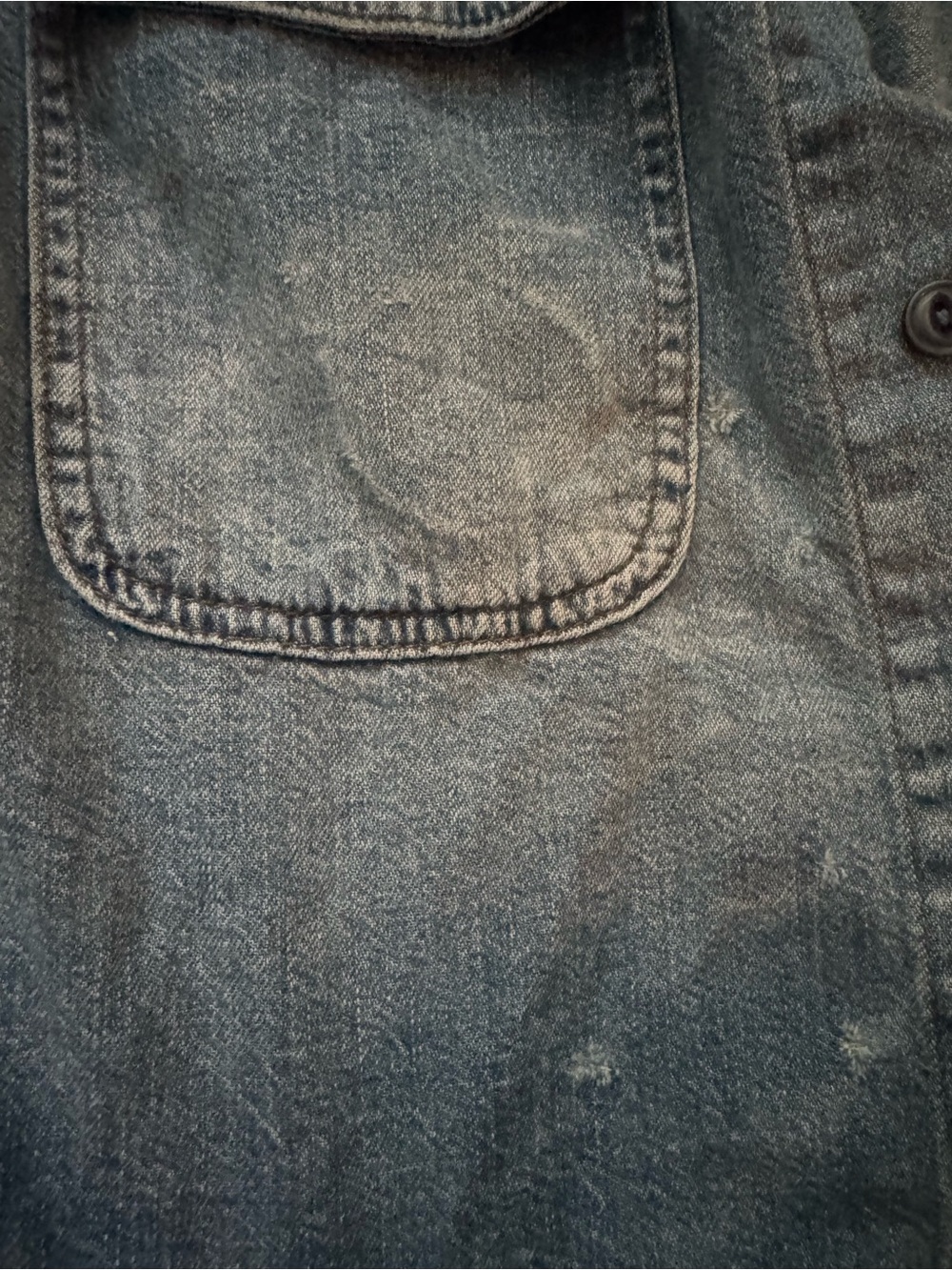 R13 Light Wash Oversized Denim Jacket - Picture 8 of 11